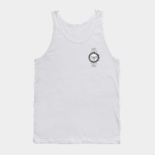 White Dial Racing Watch Tank Top